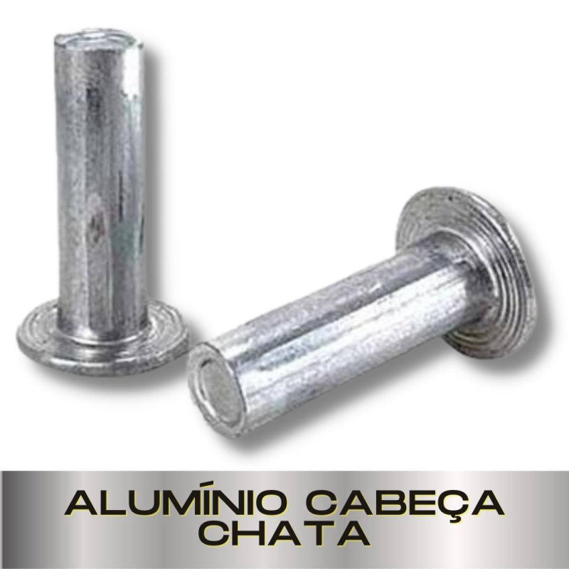 Parafusopar | Rebite Alumínio Cabeça Chata